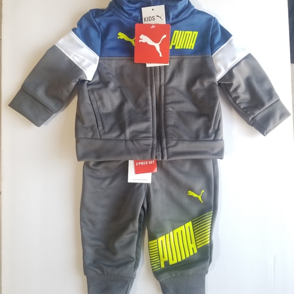 PUMA Baby Boys' TRICOT TRACK SUIT SET - Picture 4 of 4